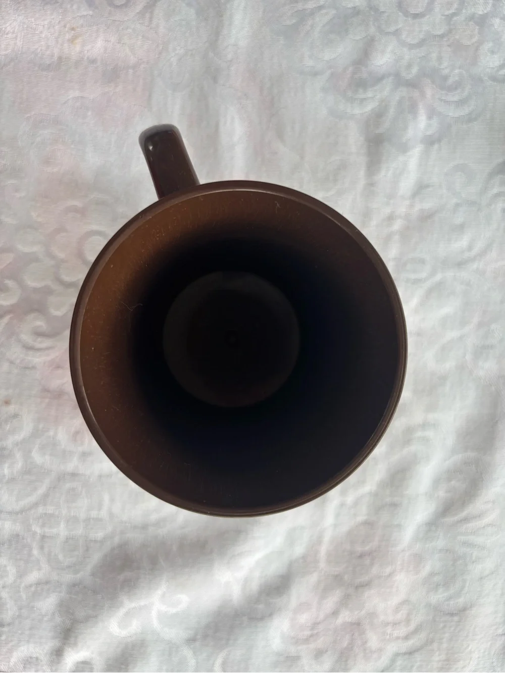 VTG Raid kills bugs dead Brown Mug plastic coffee thermoserv great